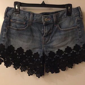 Express Lace Trimmed Shorts